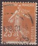 France 1926 Personajes 25 ¢ Naranja Scott 169